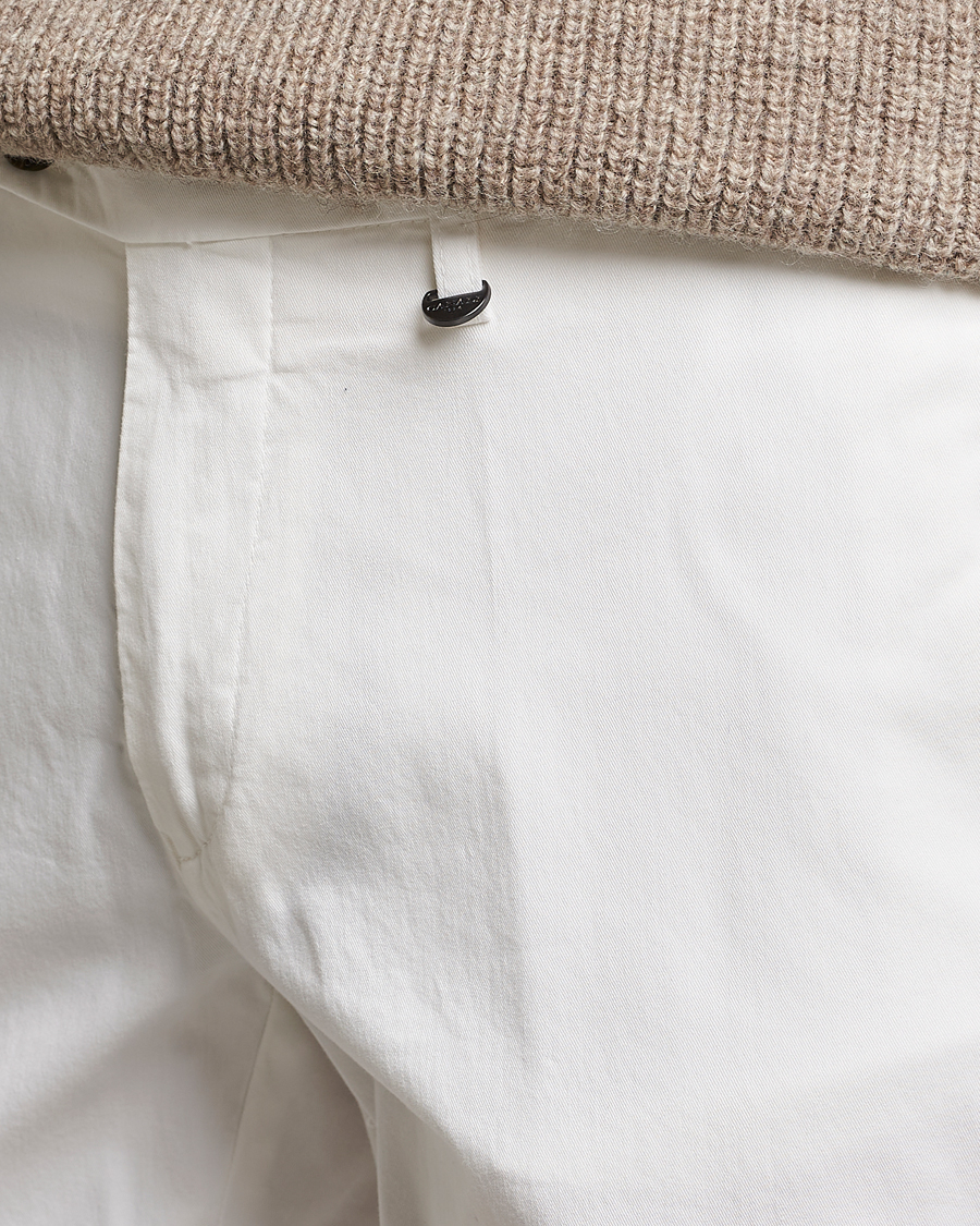 Herren | Hosen | Canali | Cotton Stretch Chinos Optical White