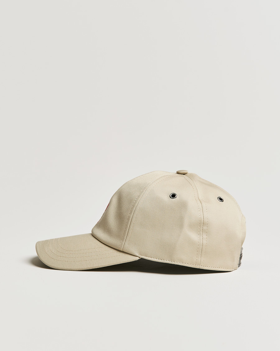 Herren | AMI Heart Logo Baseball Cap Beige | AMI | Heart Logo Baseball Cap Beige