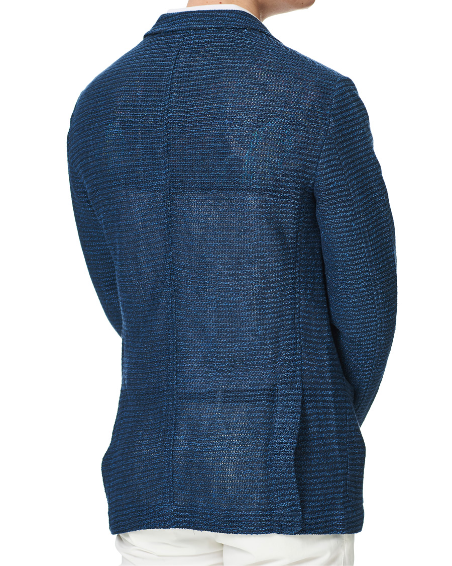 Herren | Sakkos | Etro | Jacquard Jersey Blazer Navy