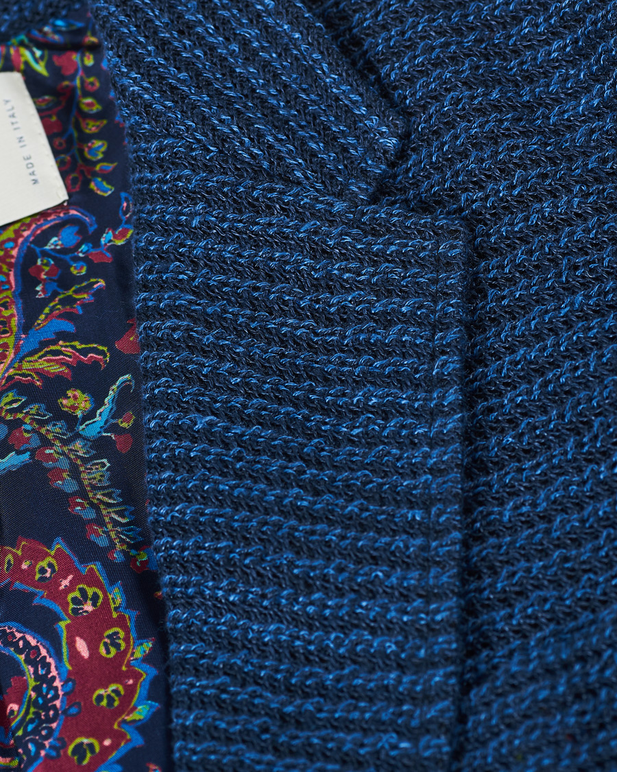 Herren | Sakkos | Etro | Jacquard Jersey Blazer Navy