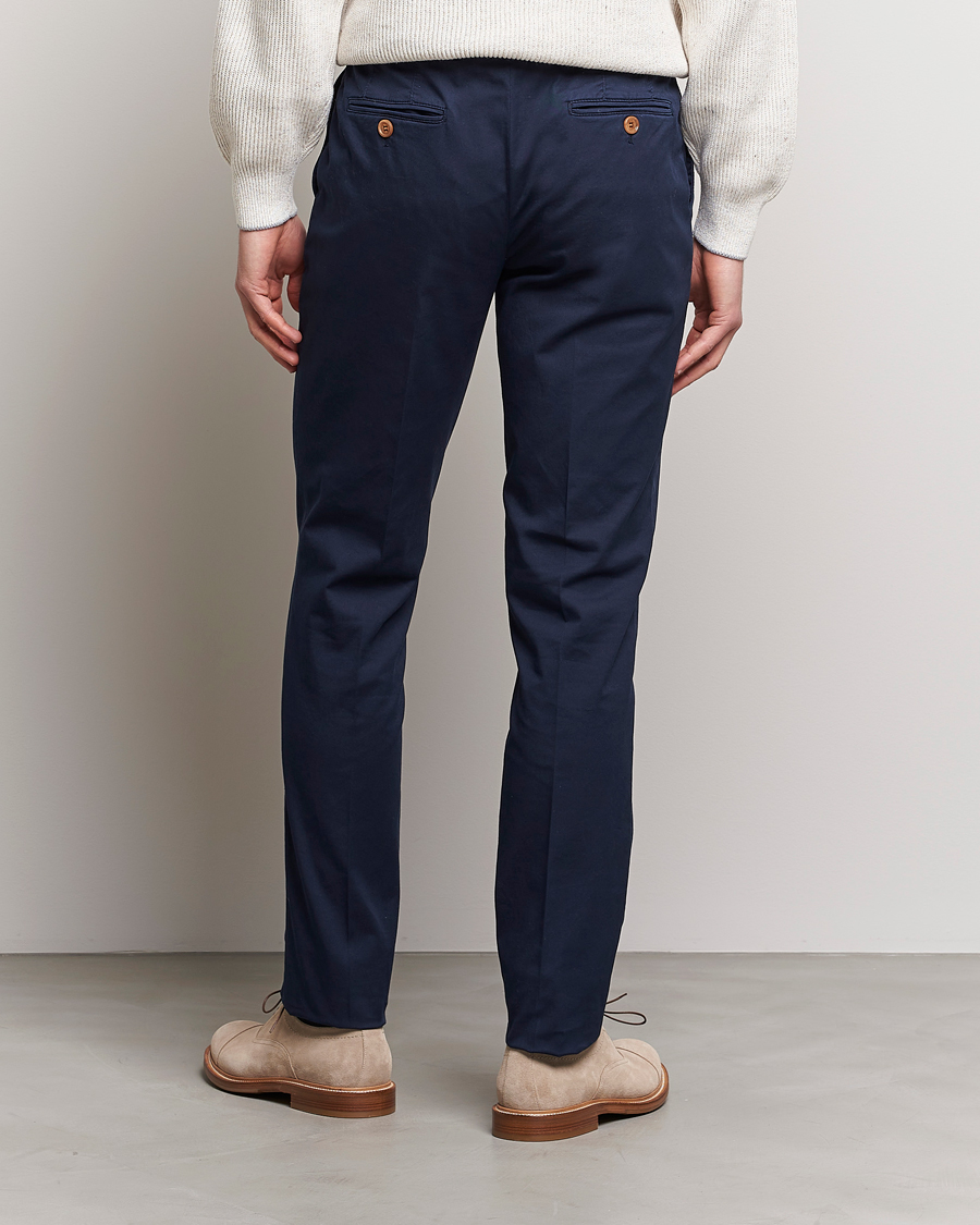 Herren | Hosen | Brunello Cucinelli | Slim Fit Chinos Navy