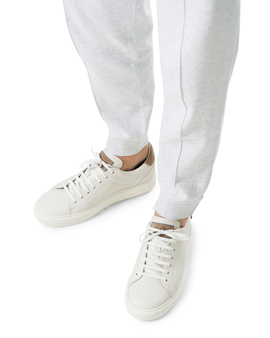 Herren | Brunello Cucinelli Plain Sneaker White Calf | Brunello Cucinelli | Plain Sneaker White Calf
