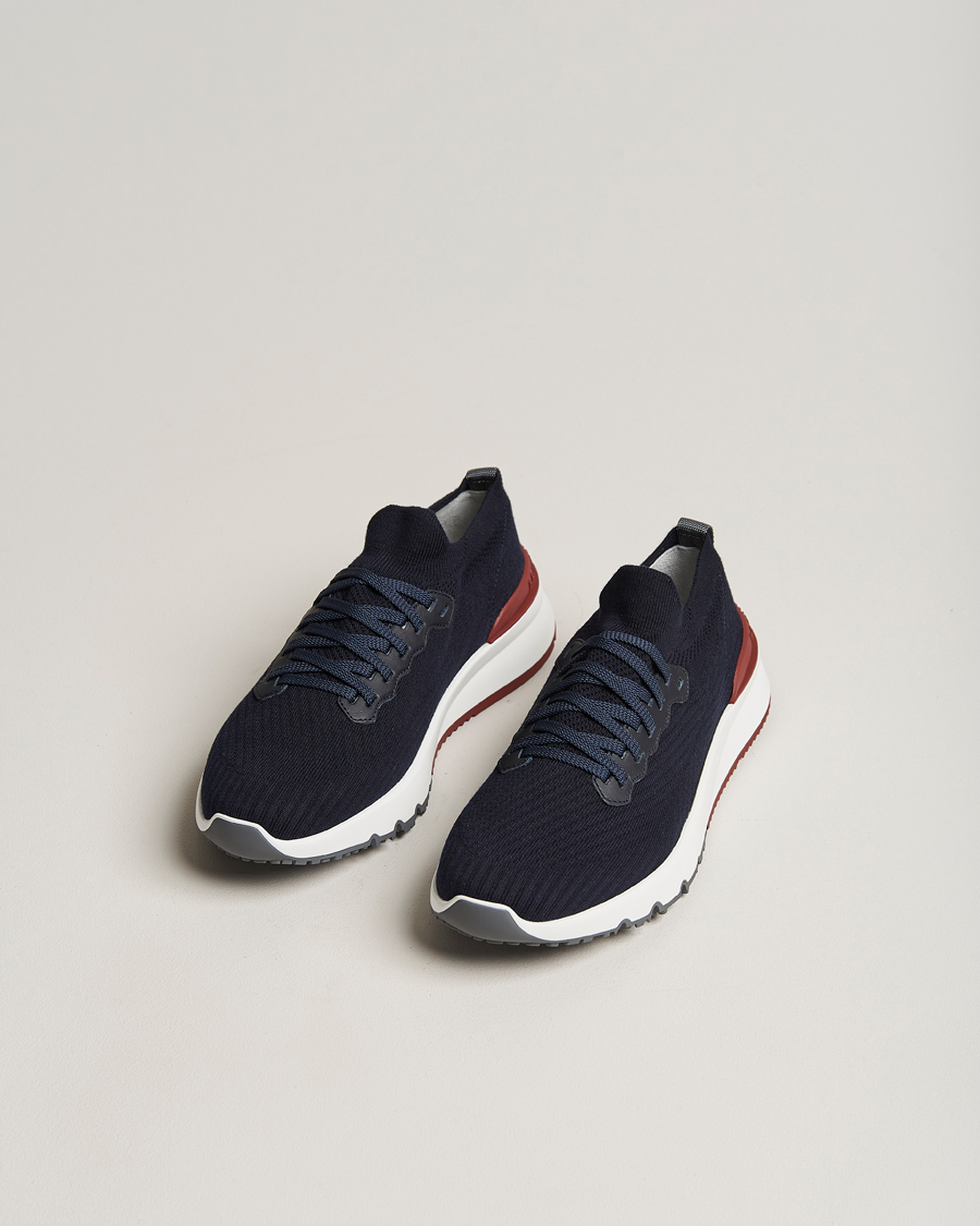 Herren | Schuhe | Brunello Cucinelli | Mesh Running Sneakers Navy