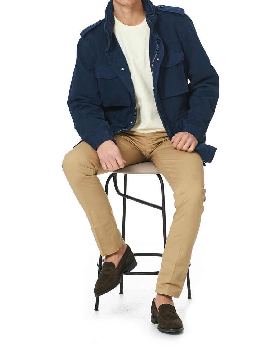 Herren | Jacken | Aspesi | Cotton Field Jacket Navy