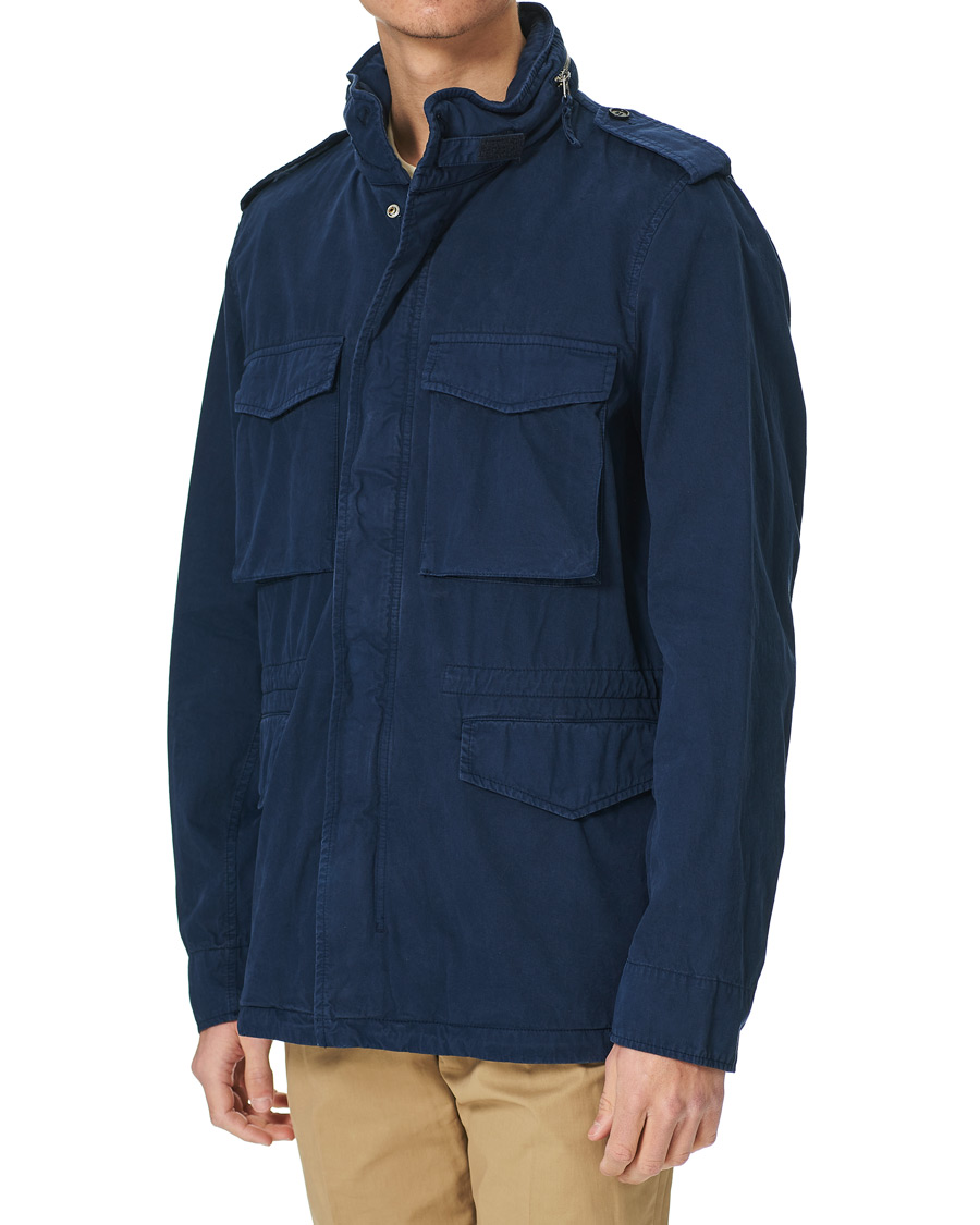 Herren | Jacken | Aspesi | Cotton Field Jacket Navy