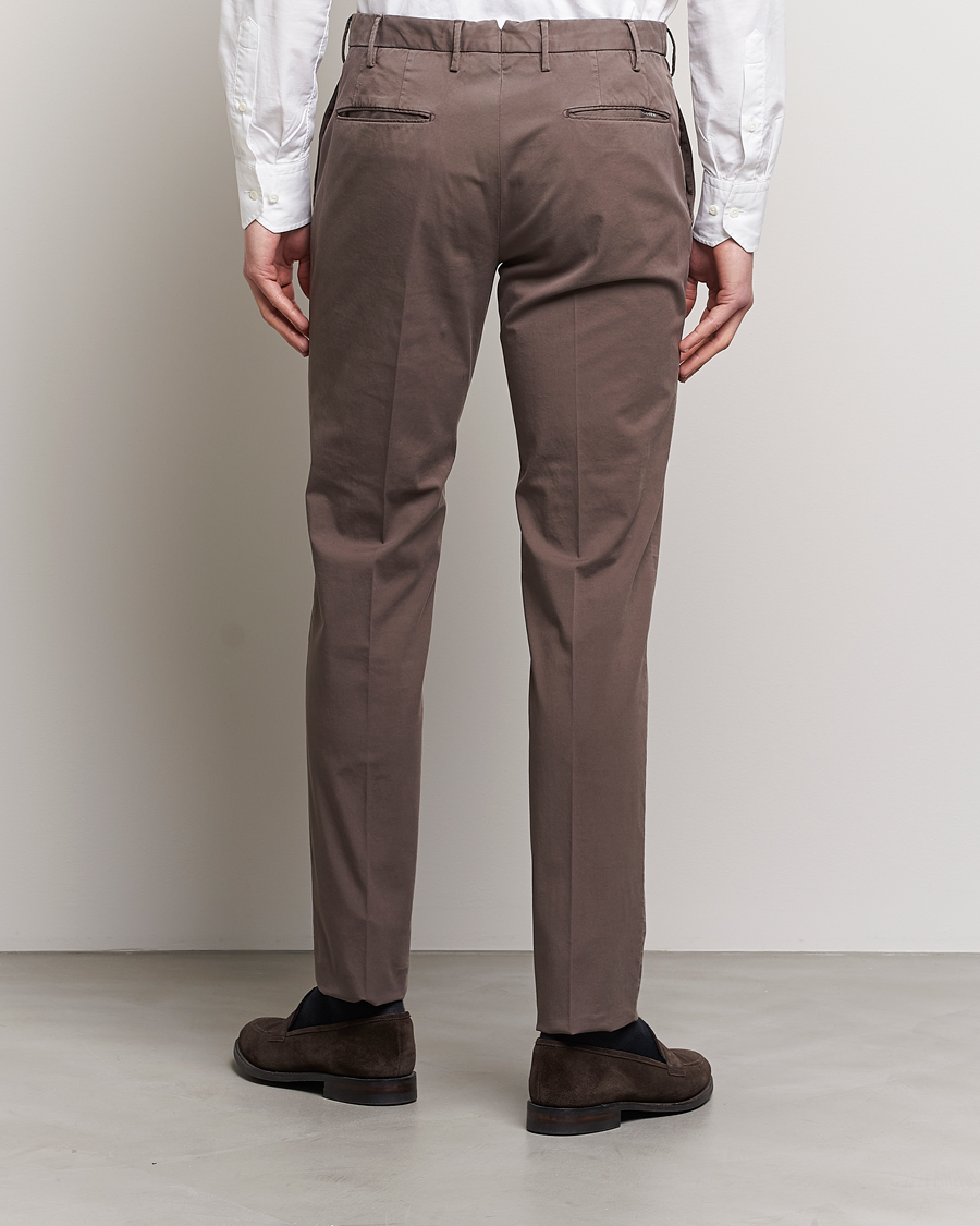 Herren | Hosen | Incotex | Slim Fit Comfort Chinos Dark Brown