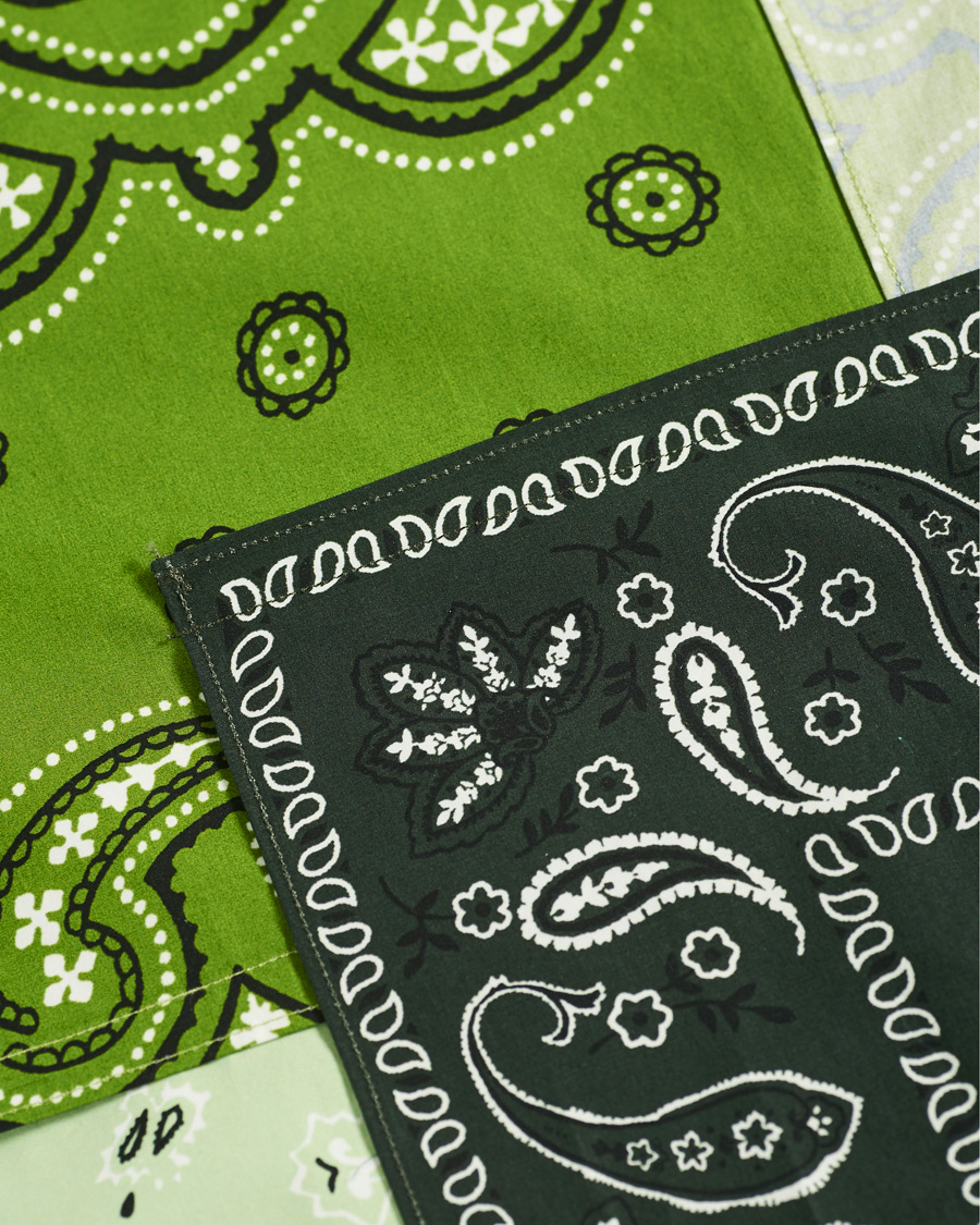 Herren | Hemden | KENZO | Patchwork Short Sleeves Shirt Green