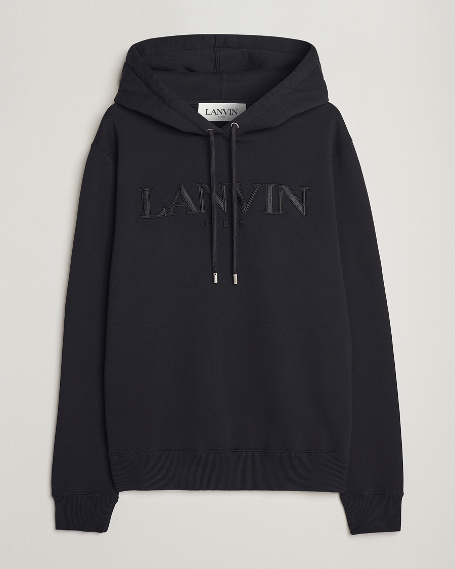 Herren | Pullover | Lanvin | Curb Logo Hoodie Black