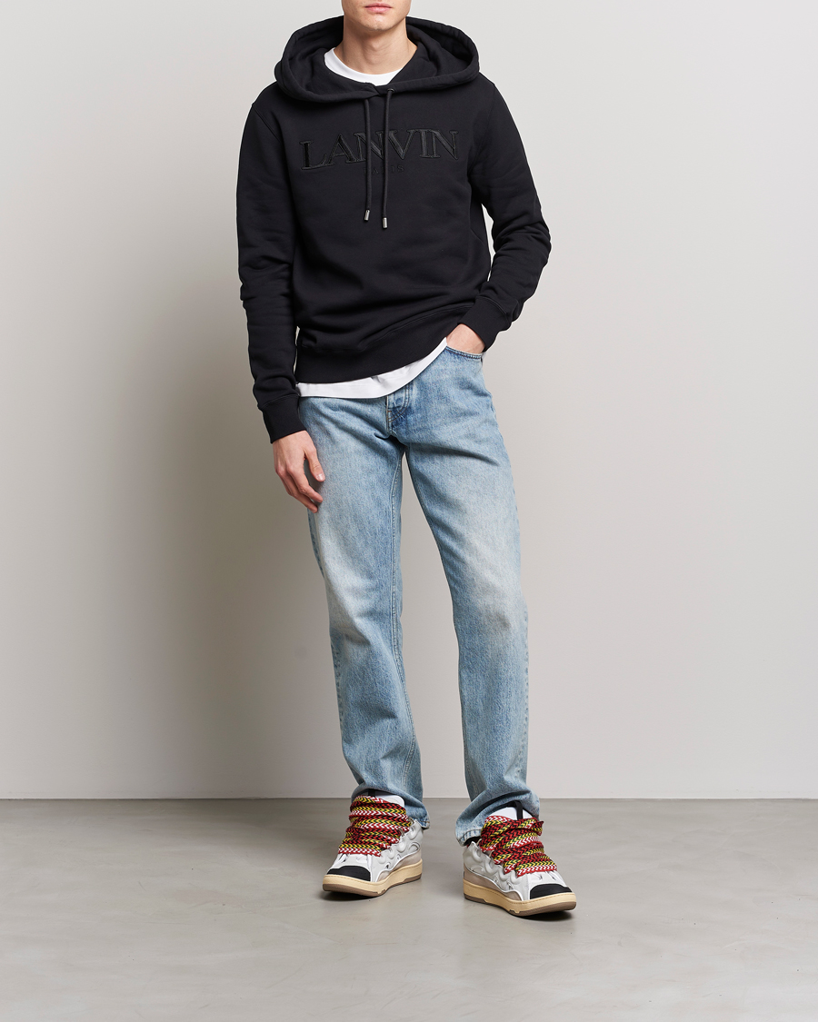 Herren | Pullover | Lanvin | Curb Logo Hoodie Black