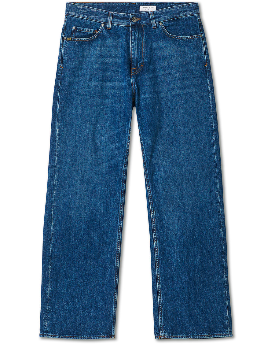 Herren | Jeans | Tiger of Sweden | Tille Cotton Jeans Royal Blue