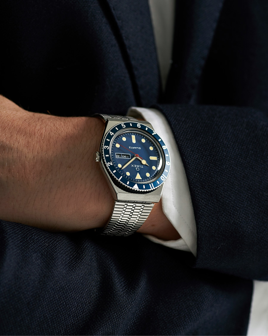 Herren | Timex Q Reissue 1979 Steel/Blue | Timex | Q Reissue 1979 Steel/Blue