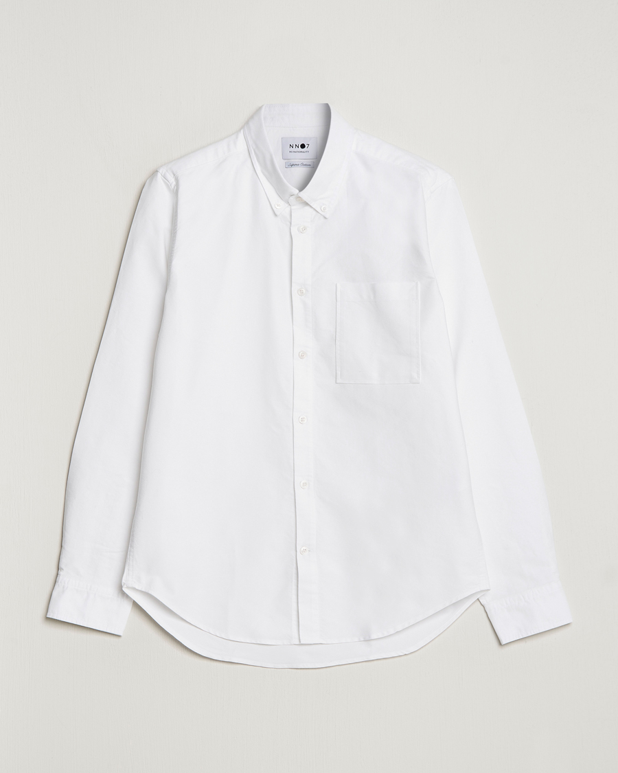 Herren | Hemden | NN07 | Arne Button Down Oxford Shirt White