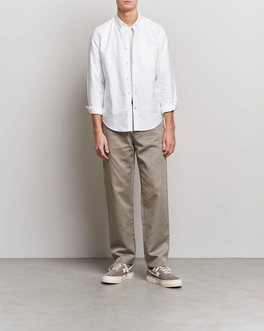 Herren | Hemden | NN07 | Arne Button Down Oxford Shirt White