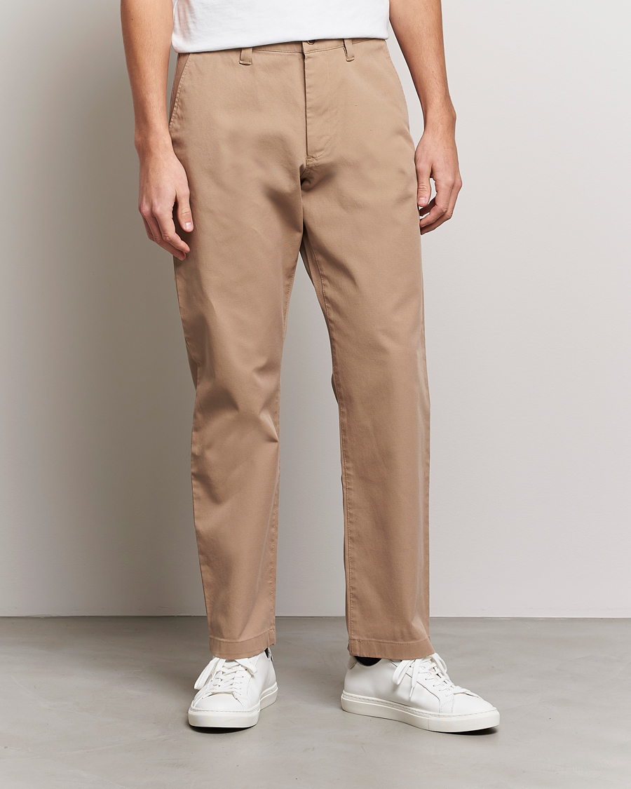 Herren | Hosen | NN07 | Alex Straight Fit Cotton Chinos Khaki