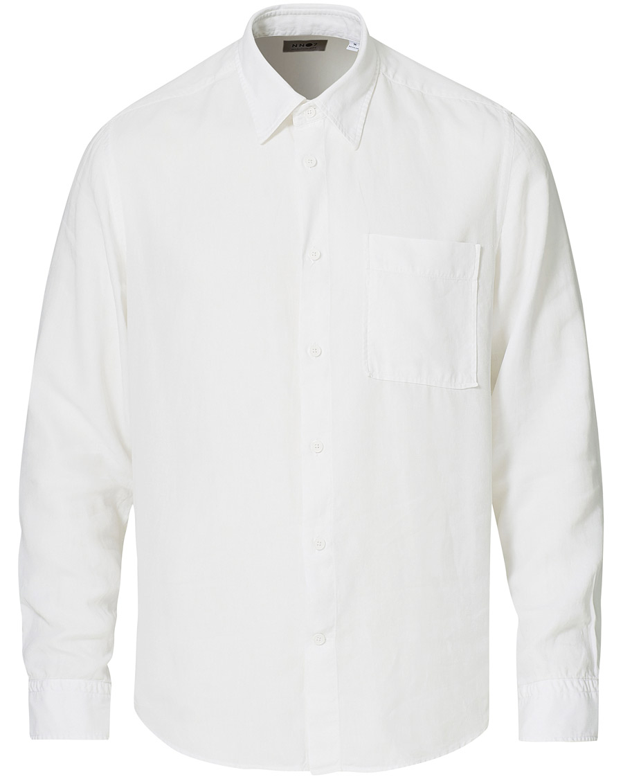 Herren | Hemden | NN07 | Arne Tencel/Linen Shirt White