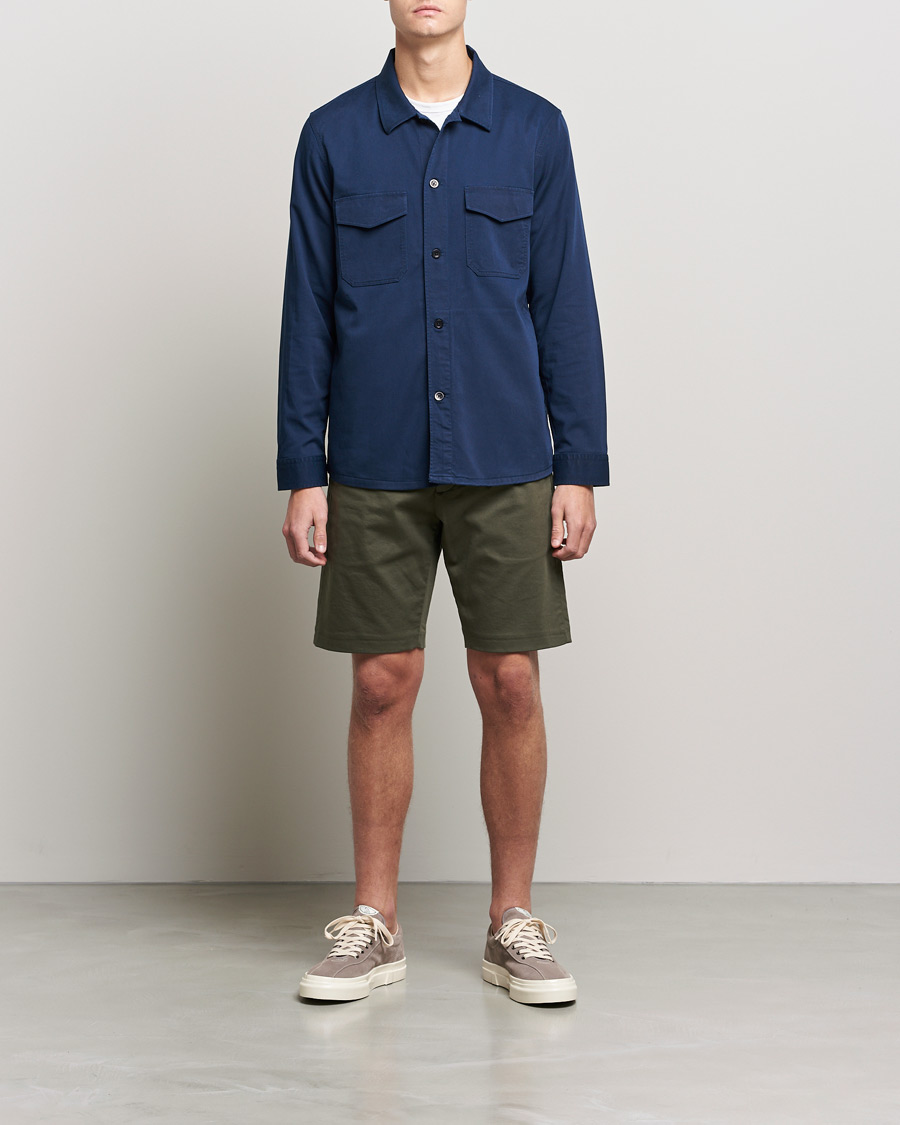 Herren | Hemden | NN07 | Bernard Tencel Overshirt Navy