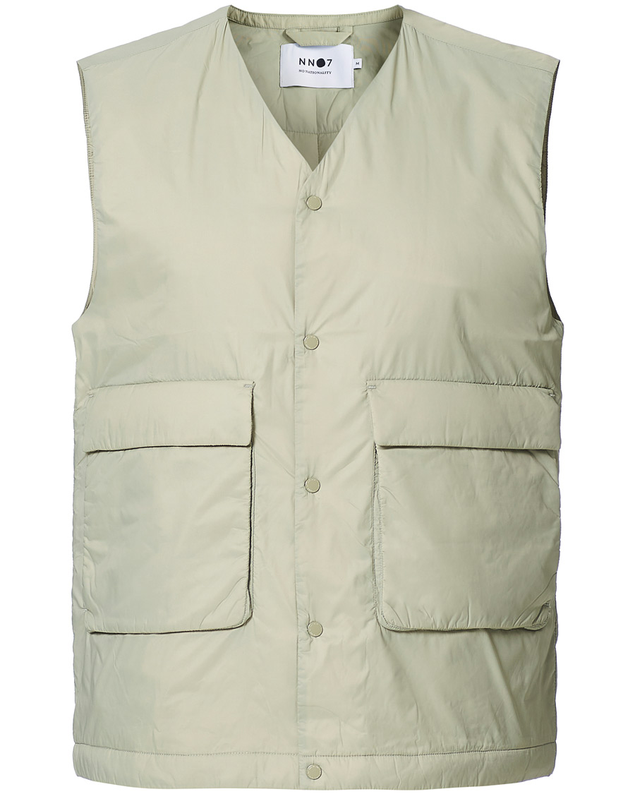 Herren | Jacken | NN07 | Barney Vest Oil Green