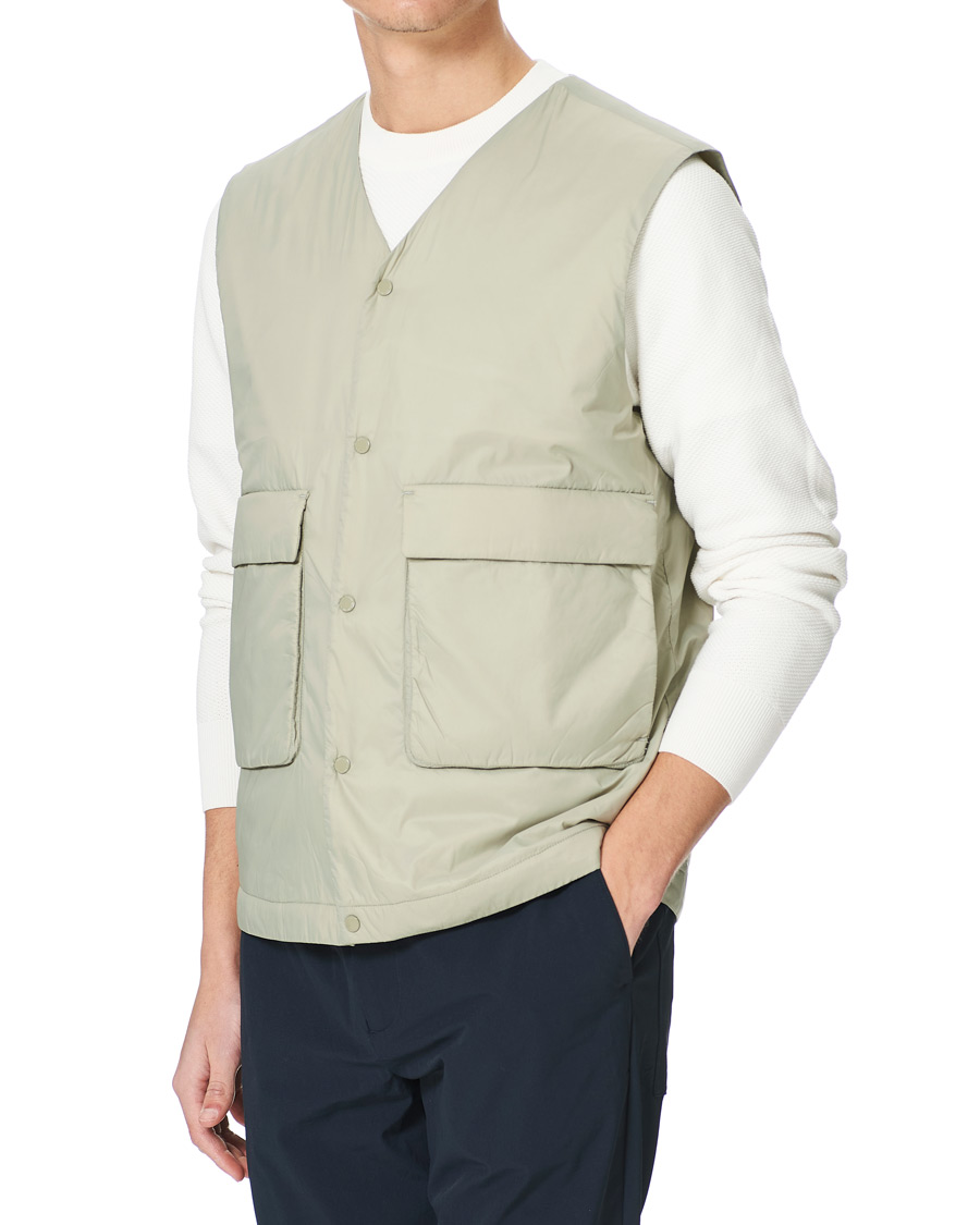 Herren | Jacken | NN07 | Barney Vest Oil Green
