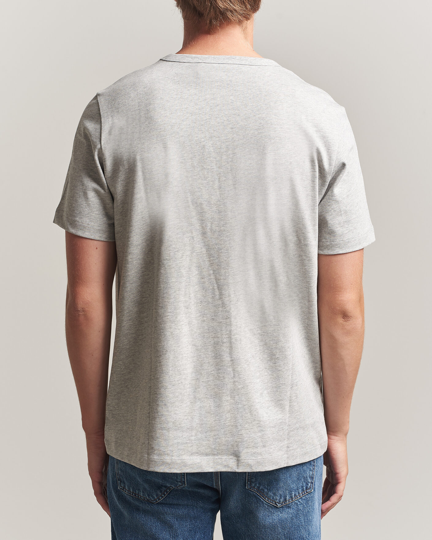 Herren | T-Shirts | A Day's March | Heavyweight T-Shirt Grey Melange
