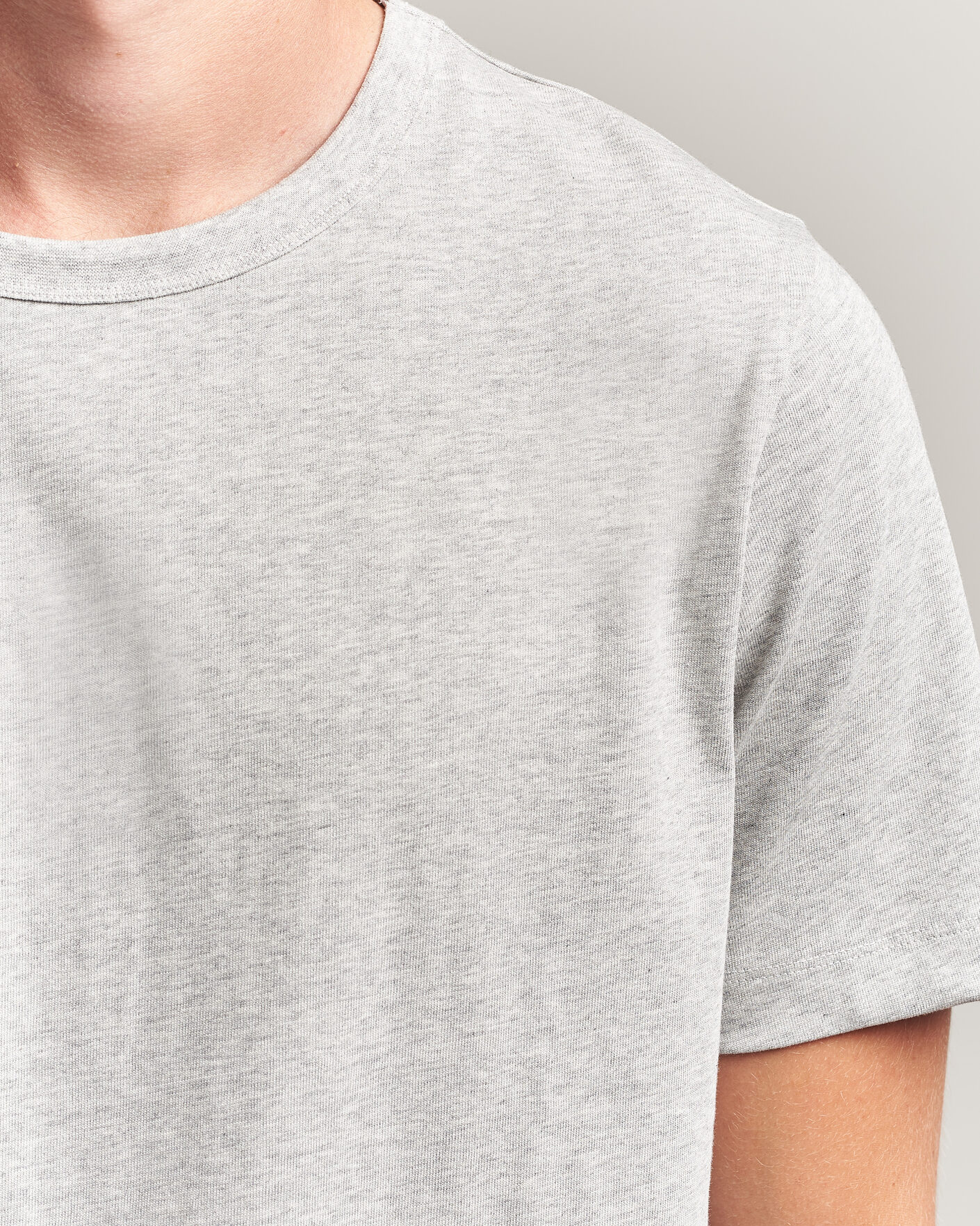 Herren | T-Shirts | A Day's March | Heavyweight T-Shirt Grey Melange