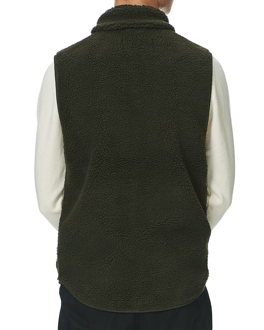 Herren | Pullover | A Day's March | Arvån Recycled Fleece Vest Olive