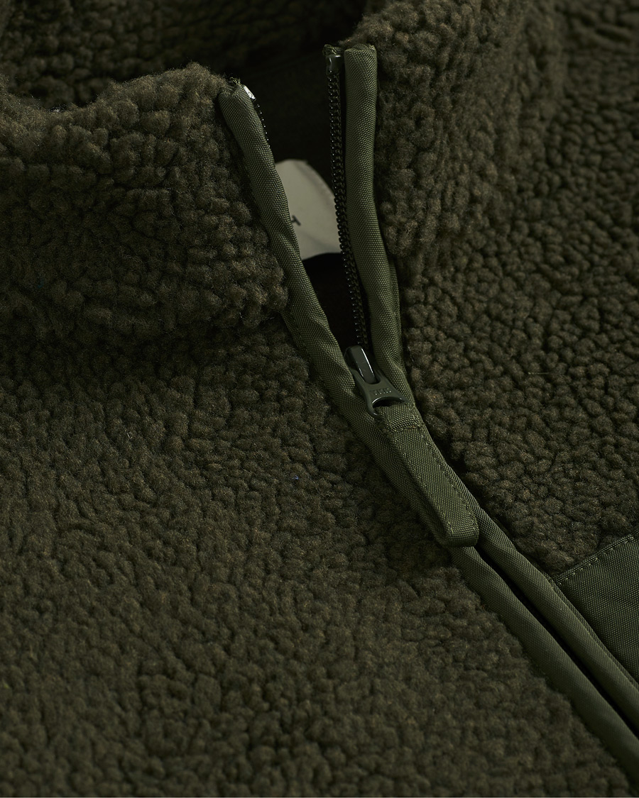 Herren | Pullover | A Day's March | Arvån Recycled Fleece Vest Olive