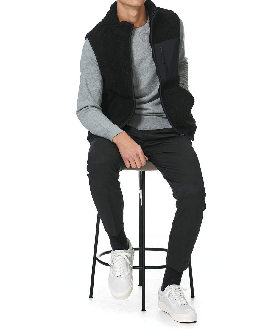 Herren | Hosen | A Day's March | Smart Trousers Wool Twill Charcoal