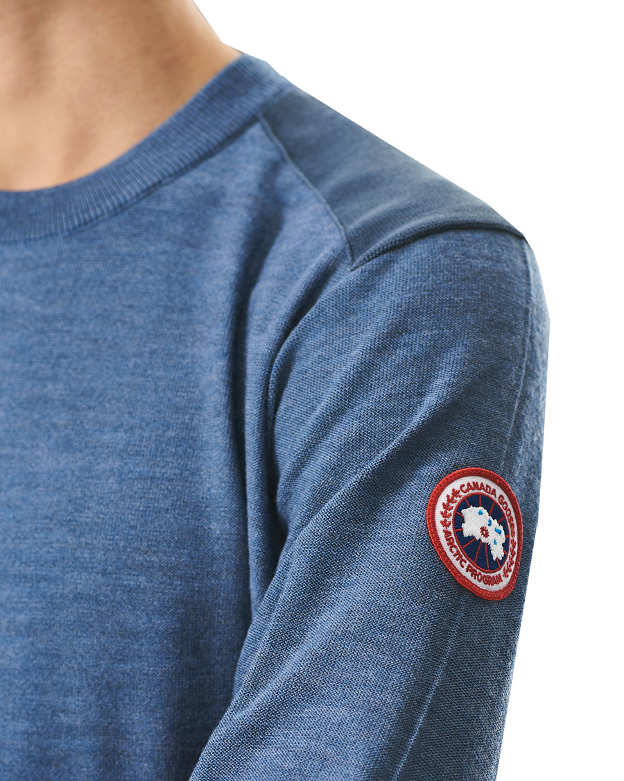 Herren | Pullover | Canada Goose | Dartmouth Crew Neck Sweater Ozone Blue Heather
