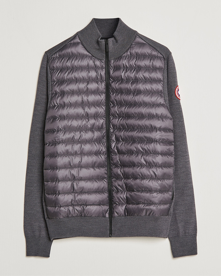 Herren | Pullover | Canada Goose | Hybridge Knit Packable Jacket Iron Grey