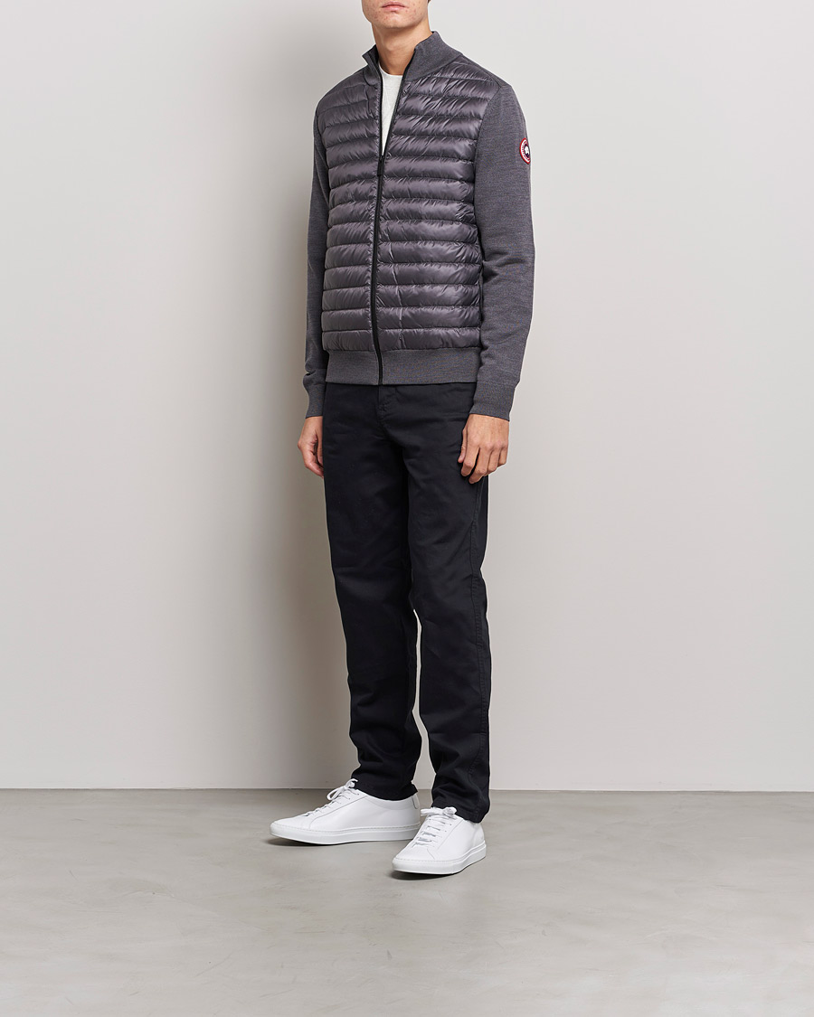 Herren | Pullover | Canada Goose | Hybridge Knit Packable Jacket Iron Grey
