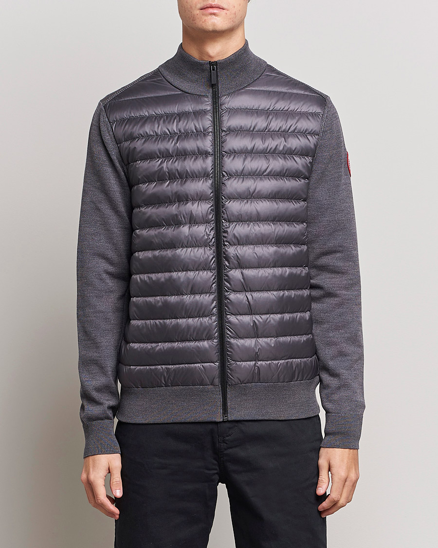 Herren | Pullover | Canada Goose | Hybridge Knit Packable Jacket Iron Grey