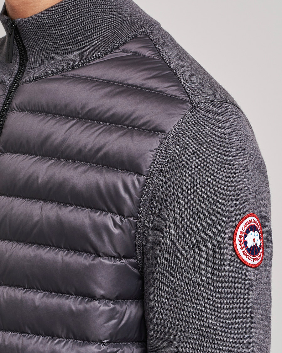 Herren | Pullover | Canada Goose | Hybridge Knit Packable Jacket Iron Grey
