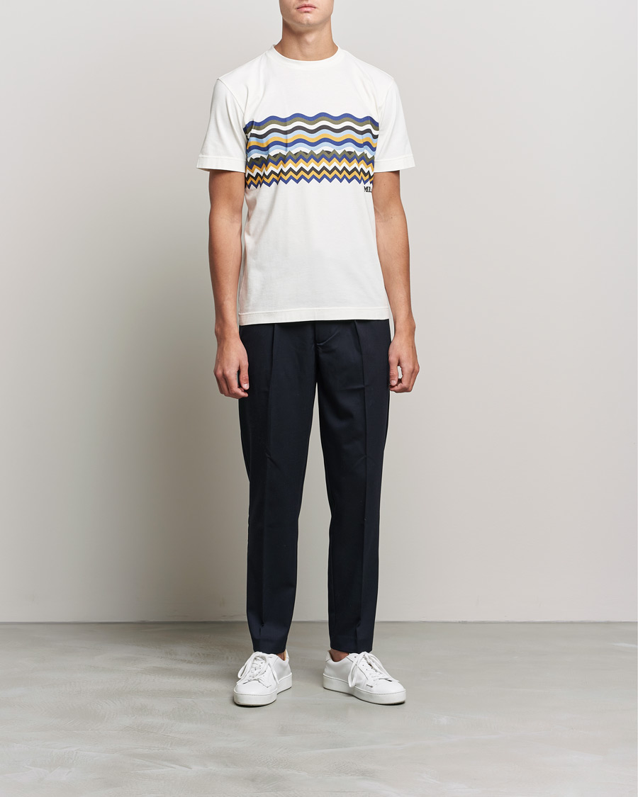 Herren | T-Shirts | Missoni | Zig Zag Onda T-Shirt White