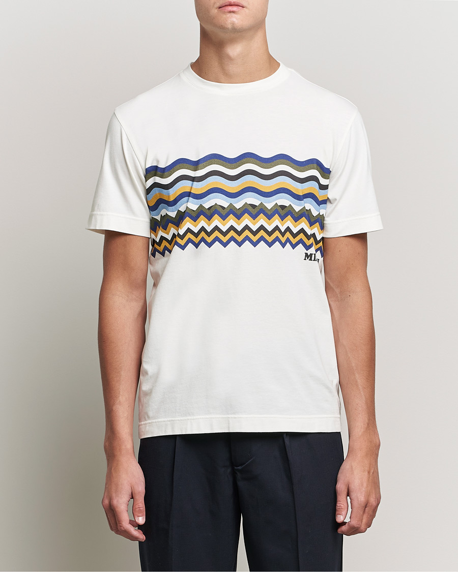 Herren | T-Shirts | Missoni | Zig Zag Onda T-Shirt White