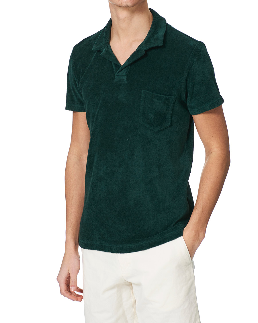 Herren | Poloshirts | Orlebar Brown | Terry Polo Racing Green