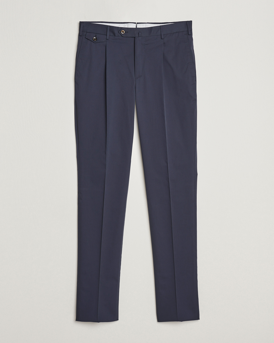 Herren | Hosen | PT01 | Gentleman Fit Silkochino Trousers Navy