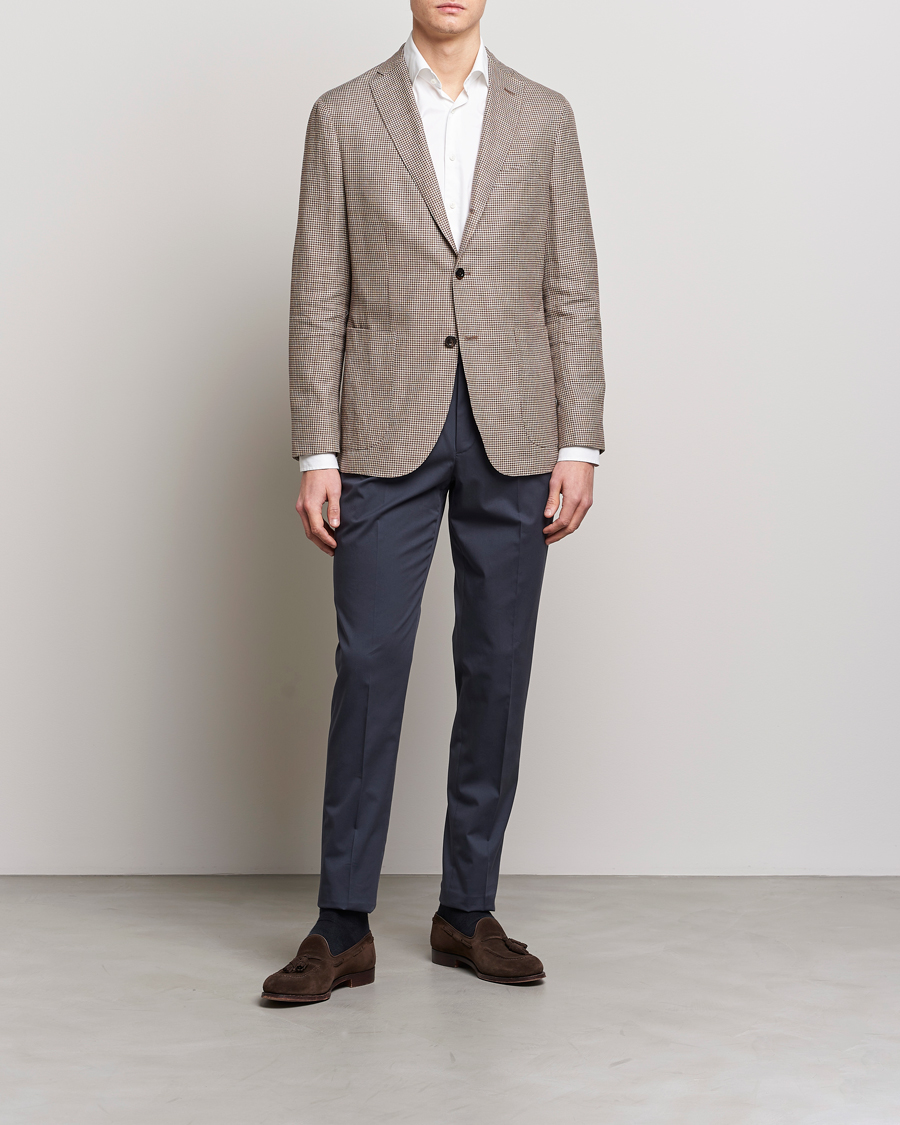 Herren | Hosen | PT01 | Gentleman Fit Silkochino Trousers Navy