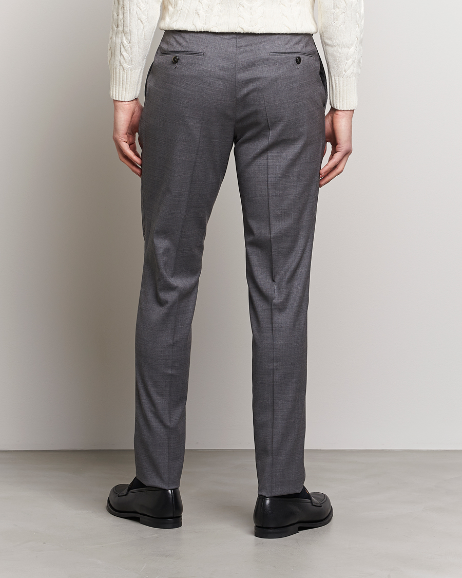Herren | Hosen | PT01 | Gentleman Fit Wool Trousers Medium Grey