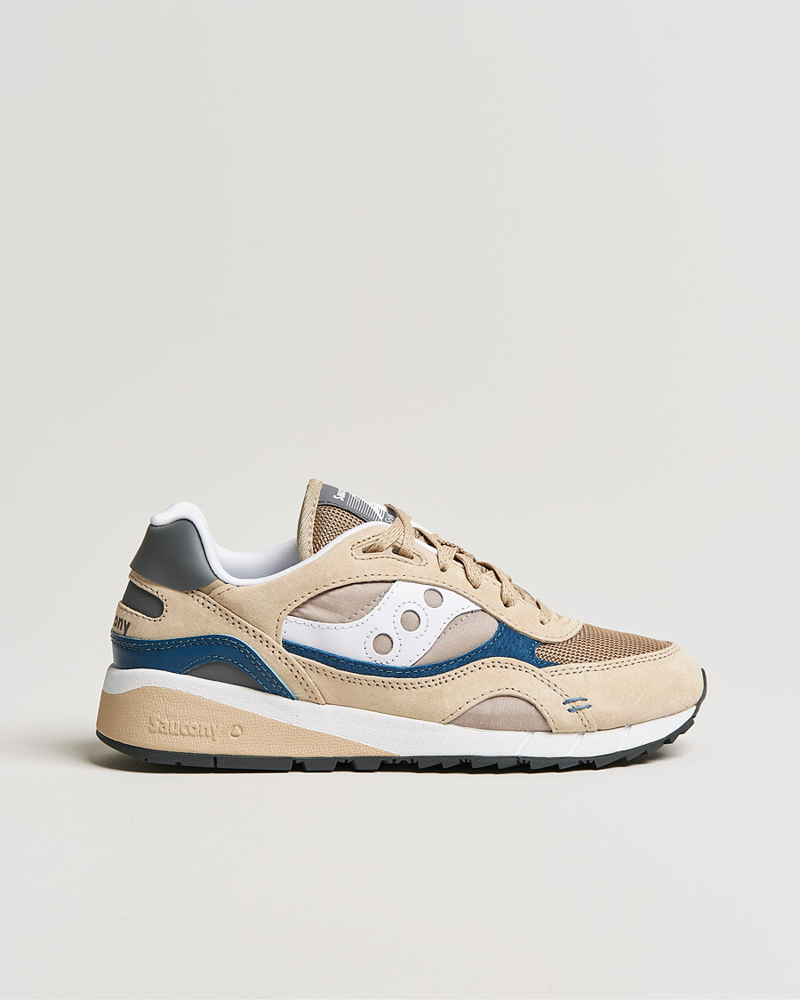 Herren | Saucony Shadow 6000 Sneaker Sand/Navy | Saucony | Shadow 6000 Sneaker Sand/Navy