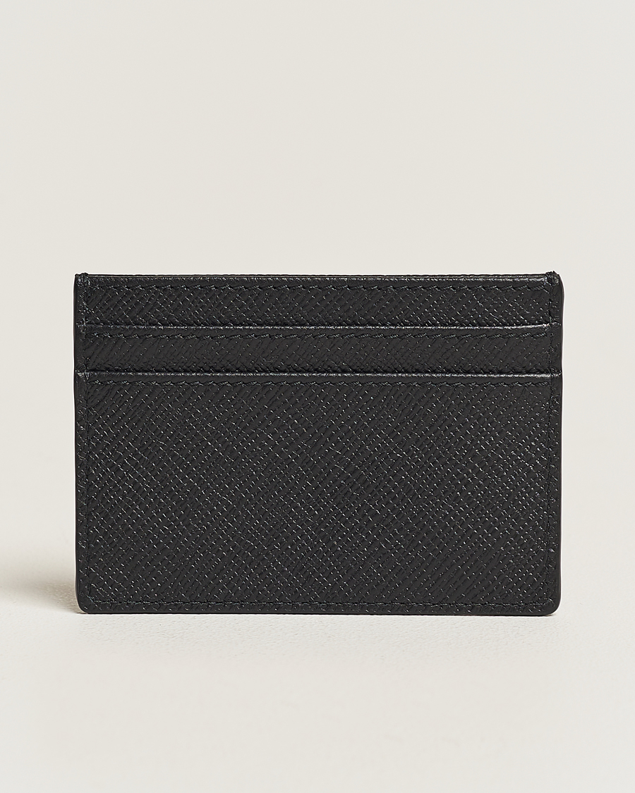 Herren | Smythson Panama Flat Cardholder Black | Smythson | Panama Flat Cardholder Black