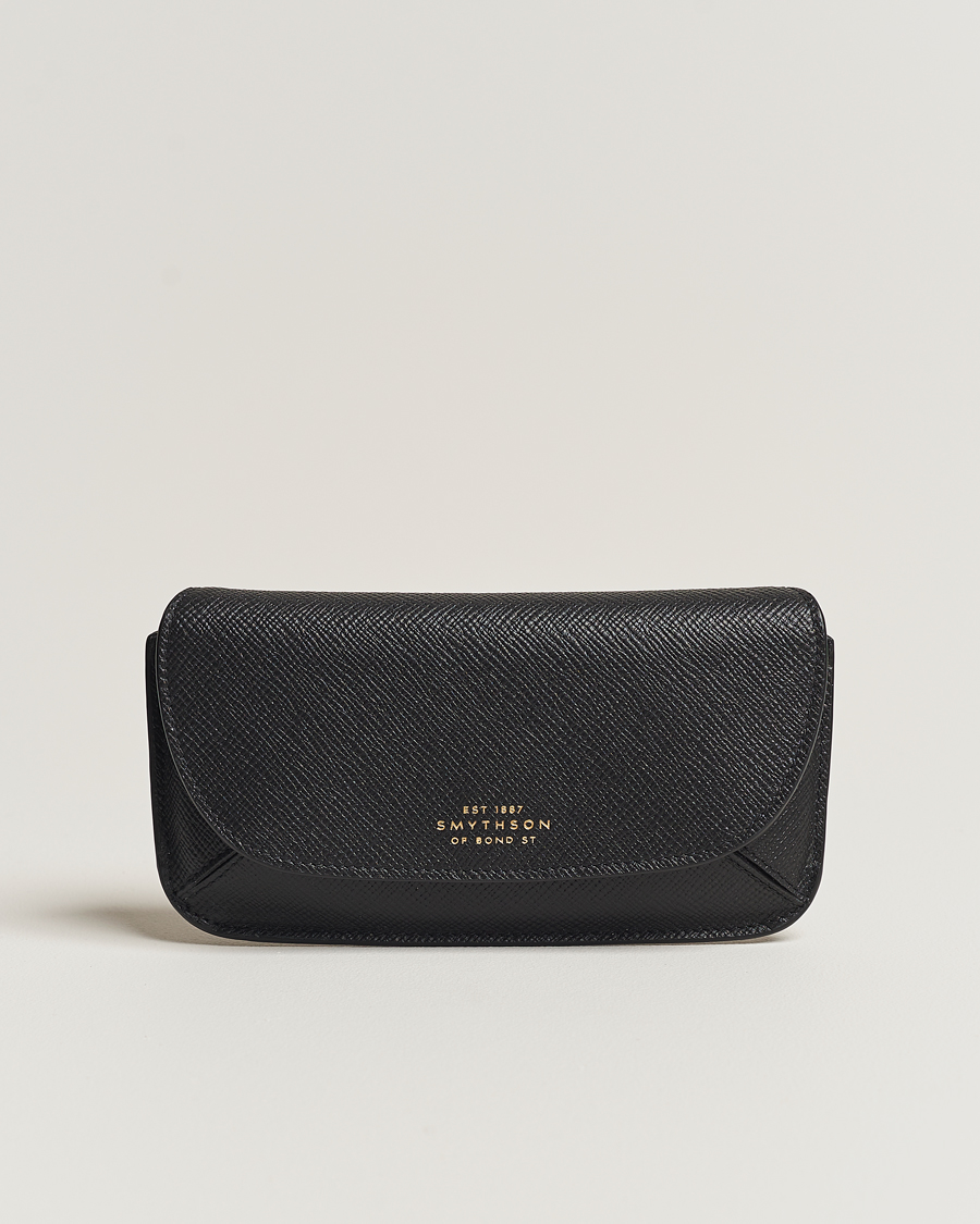 Herren | Smythson Panama Hard Sunglasses Case Black | Smythson | Panama Hard Sunglasses Case Black