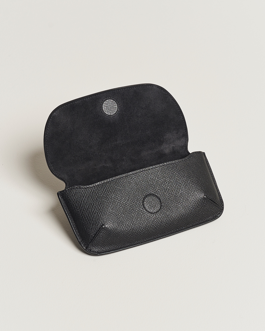 Herren | Smythson Panama Hard Sunglasses Case Black | Smythson | Panama Hard Sunglasses Case Black