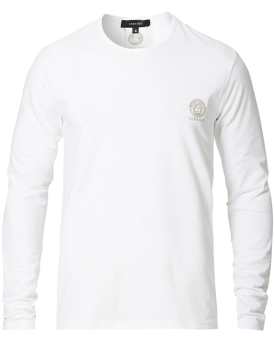 Herren | T-Shirts | Versace | Medusa Long Sleeve Tee White