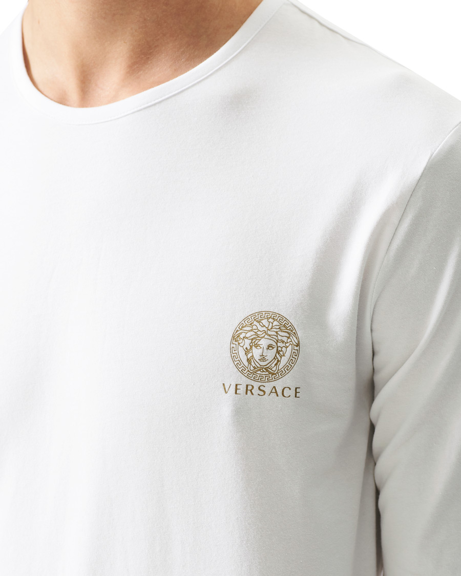 Herren | T-Shirts | Versace | Medusa Long Sleeve Tee White
