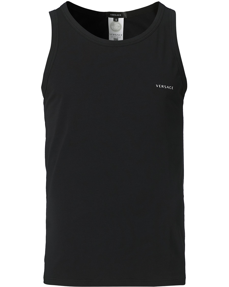 Herren | T-Shirts | Versace | Logo Tank Top Black