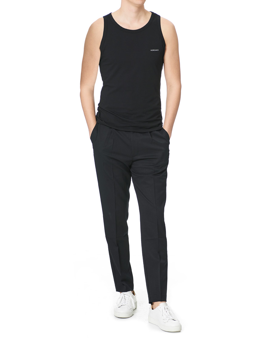 Herren | T-Shirts | Versace | Logo Tank Top Black