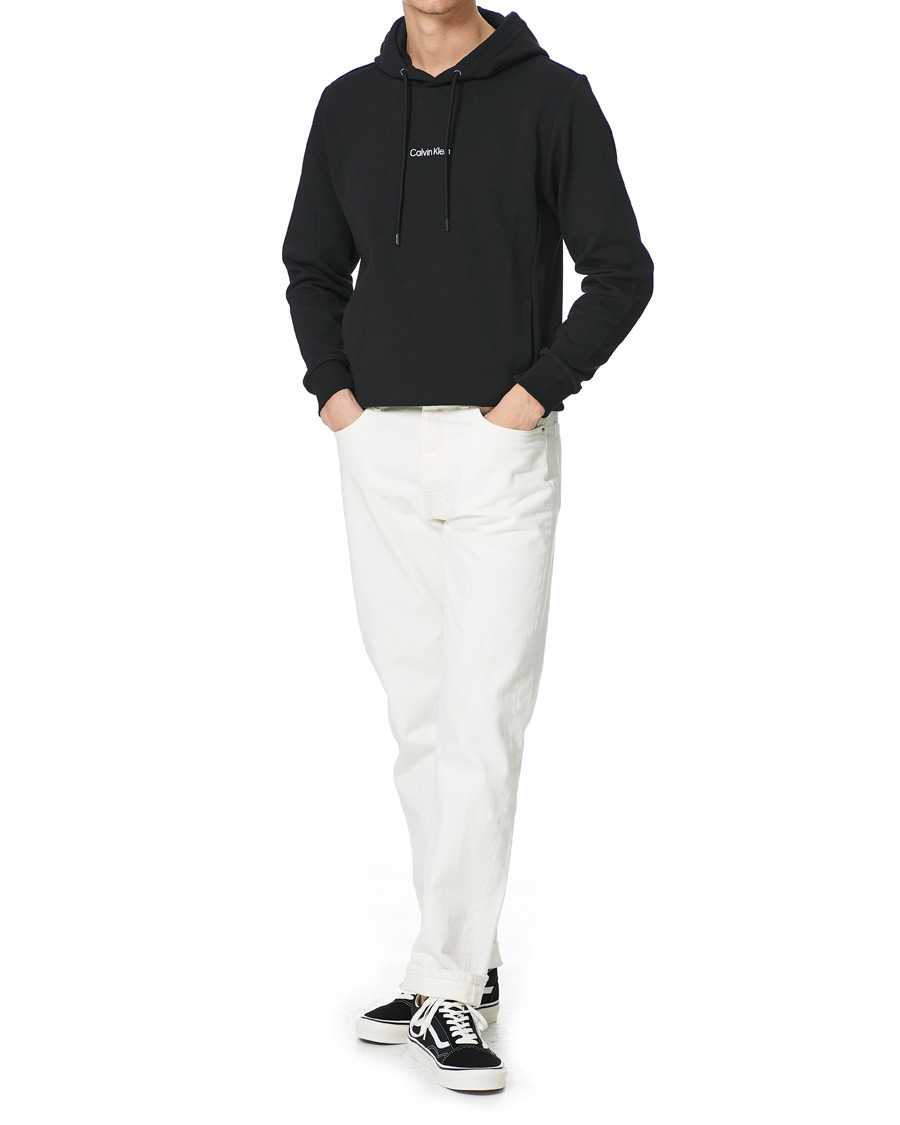 Herren | Pullover | Calvin Klein | Small Chest Logo Hoodie Black