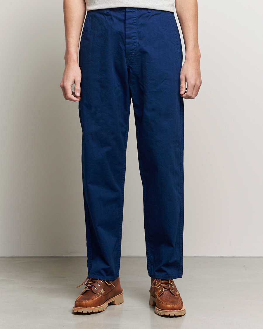 Herren | Hosen | orSlow | French Work Pants Dark Blue