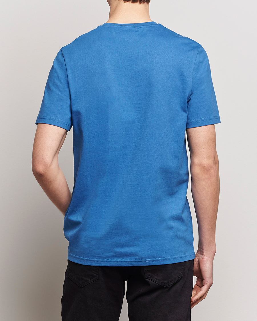 Herren | T-Shirts | Lyle & Scott | Crew Neck Organic Cotton T-Shirt Spring Blue