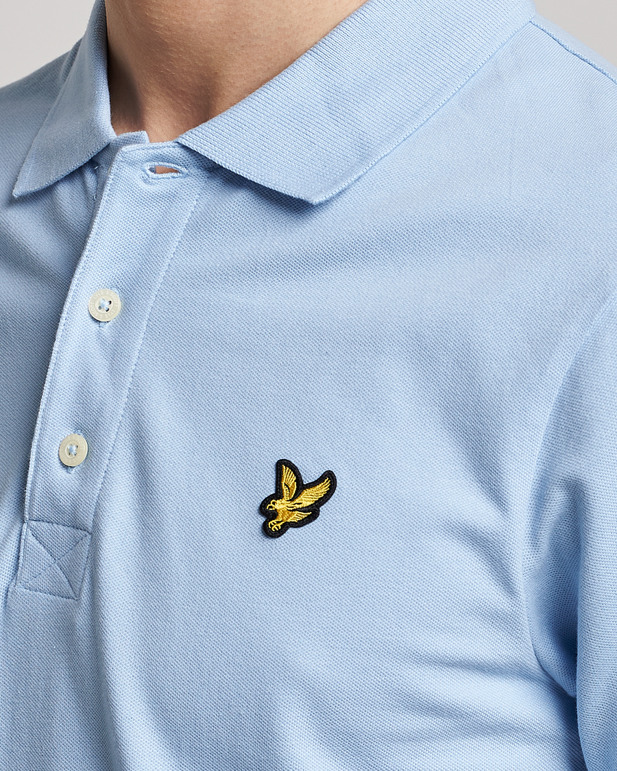 Herren | Poloshirts | Lyle & Scott | Plain Pique Polo Light Blue